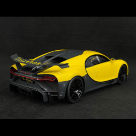 Bugatti Chiron Pur Sport 2021 Yellow / Black 1/18 Top Speed TS0388