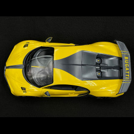 Bugatti Chiron Pur Sport 2021 Gelb / Schwarz 1/18 Top Speed TS0388