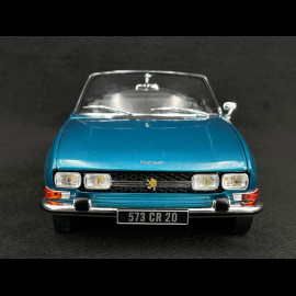 Peugeot 504 Cabriolet 1969 Metallic Blue 1/18 Norev 184819