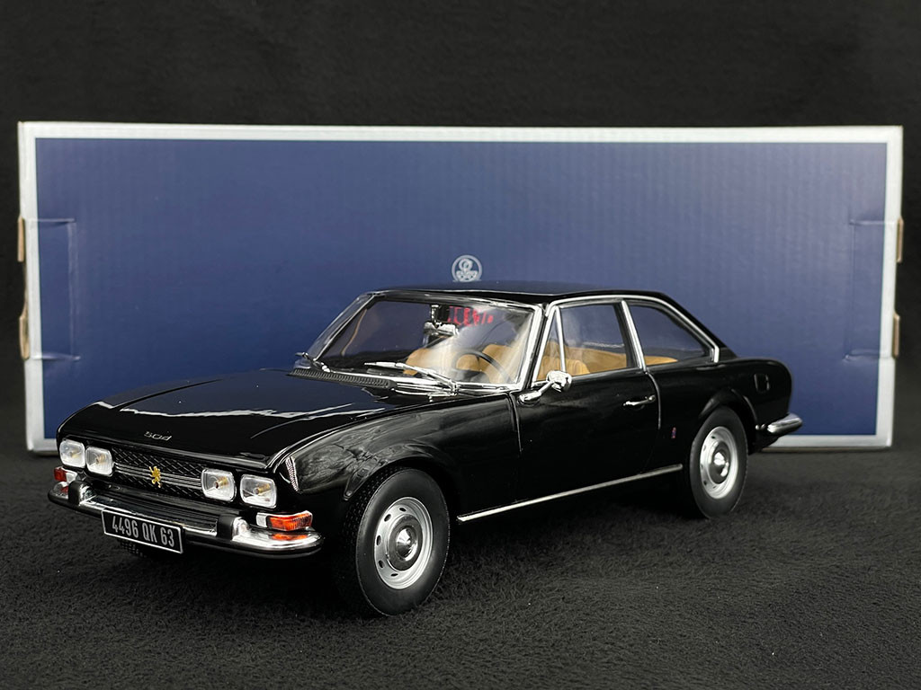 Peugeot 504 Coupe 1969 Black 1/18 Norev 184816 - Elfershop