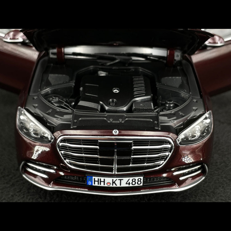 Norev 1/18 Mercedes-Benz Classe S AMG-Line 2021 - Rouge Métallisé - Occasion