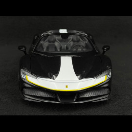 Ferrari SF90 Stradale Spider 2019 Black / White 1/18 Bburago Signature 16910
