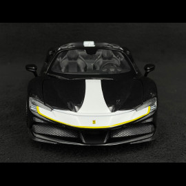 Ferrari SF90 Stradale Spider 2019 Schwarz / Weiß 1/18 Bburago Signature 16910