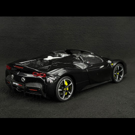 Ferrari SF90 Stradale Spider 2019 Black / White 1/18 Bburago Signature 16910