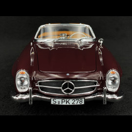 Mercedes-Benz 300 SL Roadster 1957 Dark Red 1/18 Norev 183891