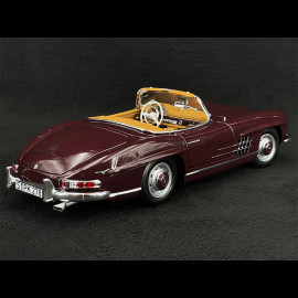 Mercedes-Benz 300 SL Roadster 1957 Dark Red 1/18 Norev 183891