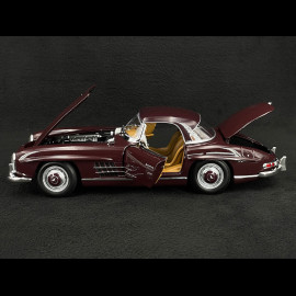 Mercedes-Benz 300 SL Roadster 1957 Dark Red 1/18 Norev 183891