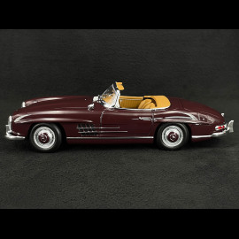 Mercedes-Benz 300 SL Roadster 1957 Dark Red 1/18 Norev 183891