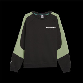 Mercedes Sweatshirt AMG Puma Graphic Black / Khaki 622289-01 - men