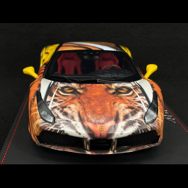 Ferrari 488 GTB IPE Tiger 2016 Gelb / Orange 1/18 BBR Models P18221