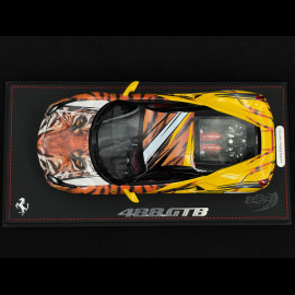 Ferrari 488 GTB IPE Tiger 2016 Yellow / Orange 1/18 BBR Models P18221