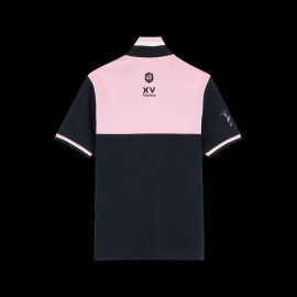 Eden Park Poloshirt Nummer 10 XV de France Dunkelgrau / Rosa H23MAIPC0006 - Herren