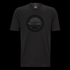 Porsche x BOSS T-shirt Capsule-Logo merzerisiertem Baumwolle Schwarz BOSS 50496729_001 - Herren