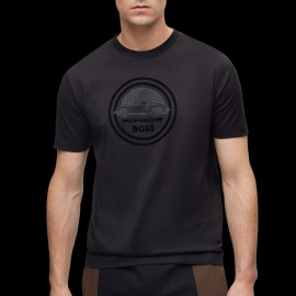 Porsche x BOSS T-shirt Capsule-Logo merzerisiertem Baumwolle Schwarz BOSS 50496729_001 - Herren
