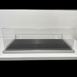 Staubdicht Vitrine für Lego 42056 42096 42115 42083 schwarze Base / Aluminium Rahmen premium quality