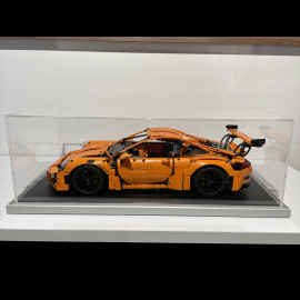 Staubdicht Vitrine für Lego 42056 42096 42115 42083 schwarze Base / Aluminium Rahmen premium quality
