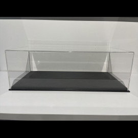 Dustproof showcase for Lego 42056 42096 42115 42083 Anthracite Grey leatherette base premium quality