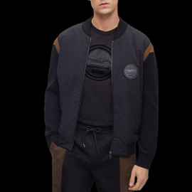 Porsche x BOSS Jacket Multi-material water-repellent Cotton / Wool Black BOSS 50496949_001 - Men