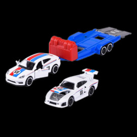 Porsche 935 K3 on trailer + Porsche Panamera Turbo Brumos 1/59 Majorette 212053112