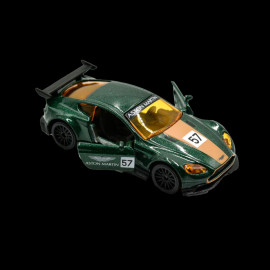 Aston Martin Vantage GT8 N° 57 Green / Orange Racing Cars 1/59 Majorette 212084009SMO