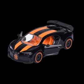 Bugatti Chiron Pur Sport Black / Orange Racing Cars 1/59 Majorette 212084009SMO