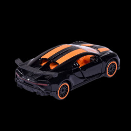 Bugatti Chiron Pur Sport Black / Orange Racing Cars 1/59 Majorette 212084009SMO