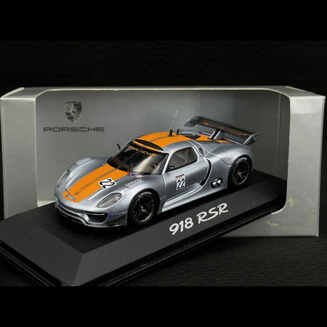 【MINICHAMPS】 レア品 Porsche 918 RSR #22 Porsche 918 RSR n° 22 Silver / Orange 1/43 Minichamps WAP0201910C