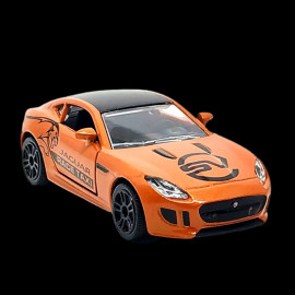 Jaguar F-Type R Race Taxi Orange / Black Racing Cars 1/59 Majorette 212084009SMO