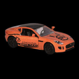 Jaguar F-Type R Race Taxi Orange / Black Racing Cars 1/59 Majorette 212084009SMO