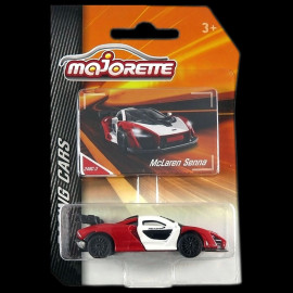 McLaren Senna Red / White Racing Cars 1/59 Majorette 212084009SMO