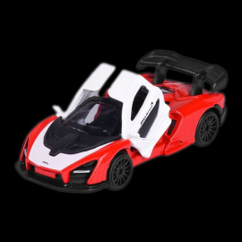 McLaren Senna Red / White Racing Cars 1/59 Majorette 212084009SMO