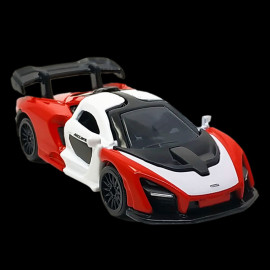 McLaren Senna Red / White Racing Cars 1/59 Majorette 212084009SMO