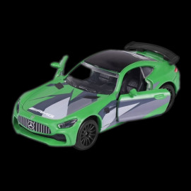 Mercedes AMG GT-R Grün / Grau Racing Cars 1/59 Majorette 212084009SMO