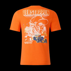 Red Bull T-shirt Max Verstappen Special Zandvoort Orange TU4333 - Unisex