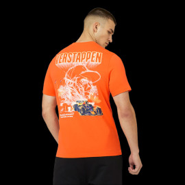 Red Bull T-shirt Max Verstappen Special Zandvoort Orange TU4333 - Unisex