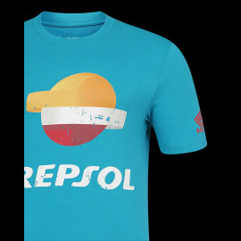 Repsol Honda T-Shirt Moto GP Marquez Mir Hellblau TU5351 - Herren