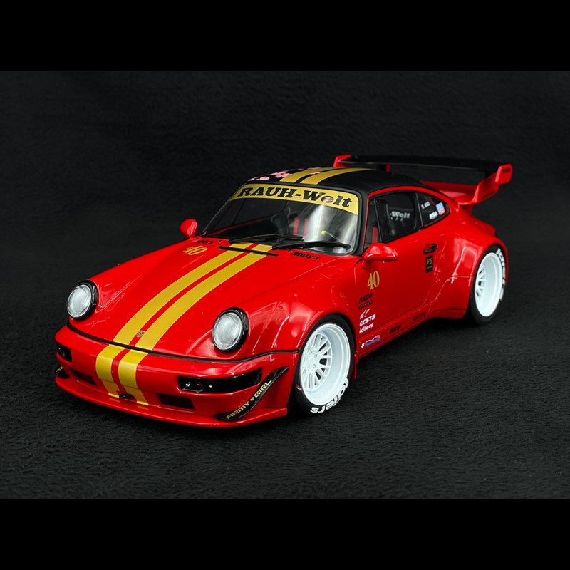 Porsche 911 Type 964 RWB Red Sakura 2021 Red 1/18 Solido S1807506