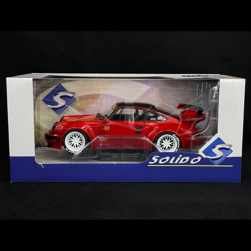 Porsche 911 Type 964 RWB Red Sakura 2021 Red 1/18 Solido S1807506