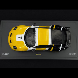 Porsche 911 GT3 Type 992 2022 Paolo Barilla Gelb / Schwarz 1/18 Spark WAP0212710PBRL