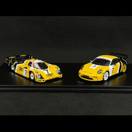 Duo Porsche 956 n° 7 Sieger 24h Le Mans 1985 & Porsche 911 GT3 Type 992 2022 Paolo Barilla 1/43 Spark WAP0201550PGT3