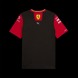 Ferrari T-Shirt Leclerc Sainz F1 GP Monza Puma Rosso Corsa 701227711-001 - herren