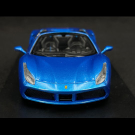 Ferrari 488 Spider Frankfurt Motorshow 2015 Blue Blu Corsa 1/43 LookSmart LS451A