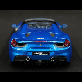 Ferrari 488 Spider Frankfurt Motorshow 2015 Blue Blu Corsa 1/43 LookSmart LS451A