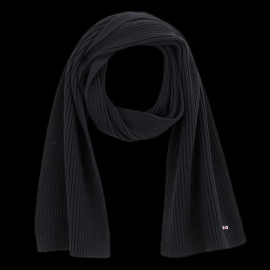 Eden Park Scarf Epopée Knitted Wool and Cotton Black H23ACTEC0001