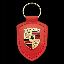Porsche Schlüsselanhänger Wappen Lavaorange 75 ans Edition Driven by Dreams WAP0503540RWSA