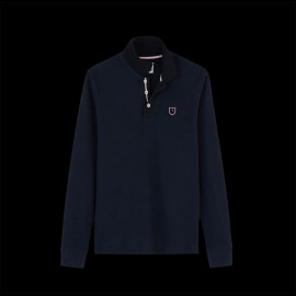 Eden Park Polo Shirt Long sleeves Navy Blue H23MAIPL006 - men