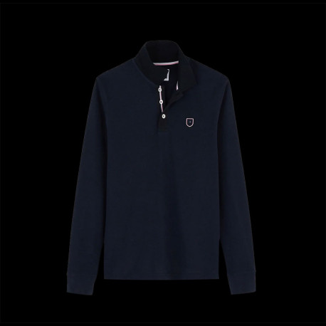 Eden Park Polo Shirt Long sleeves Navy Blue H23MAIPL0006 - men