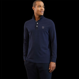 Eden Park Polo Shirt Long sleeves Navy Blue H23MAIPL006 - men