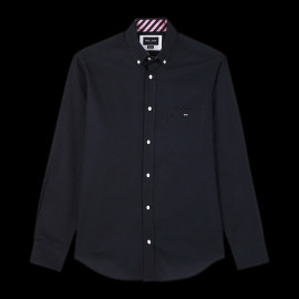 Eden Park Shirt with embroidery on the back Navy Blue H23CHECL0013 - men