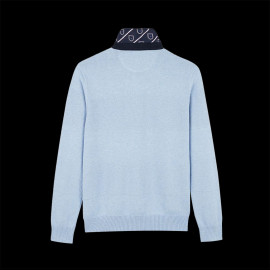 Eden Park Pullover Light Blue Tone-on-tone striped H23MAIPU0013 - men